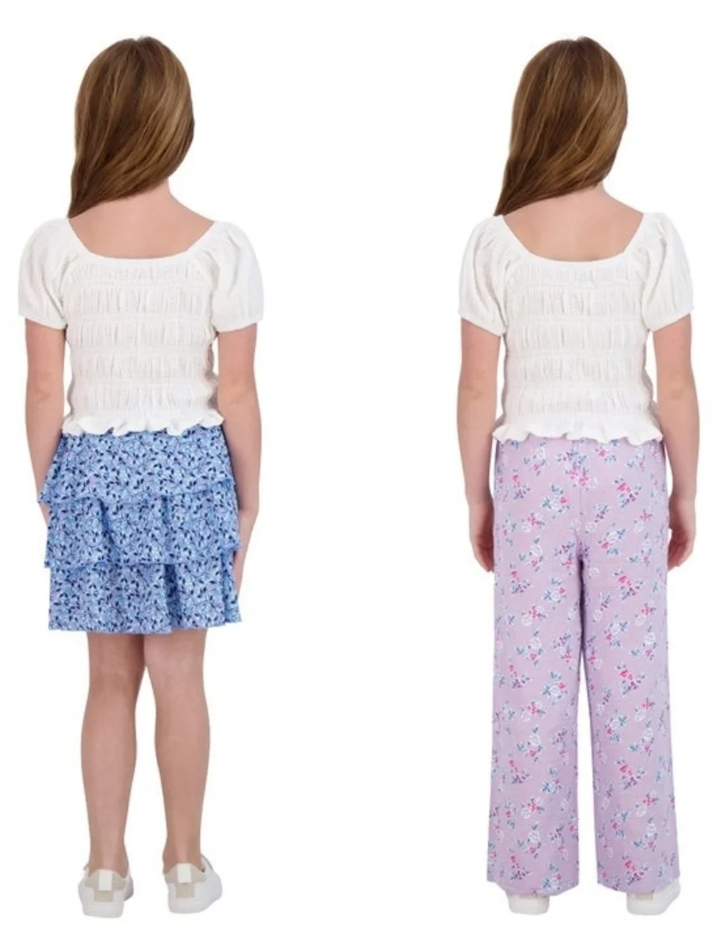 New French Connection Youth 3-piece Purple Pant & Skirt Set Lavender Size Medium